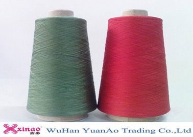 Ring Spun Polyester Multi Colored Yarn , Custom High Tenacity Polyester Yarn