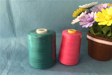 100% Polyester Multi Colored Sewing Thread , Dyed Spun Polyester Thread 