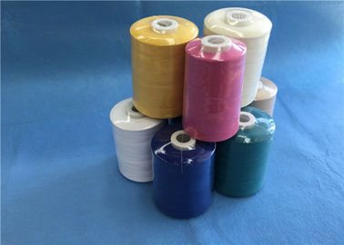 Colorful 100 Spun Polyester Thread Sewing Threads For Shoe / Cloth High Strength